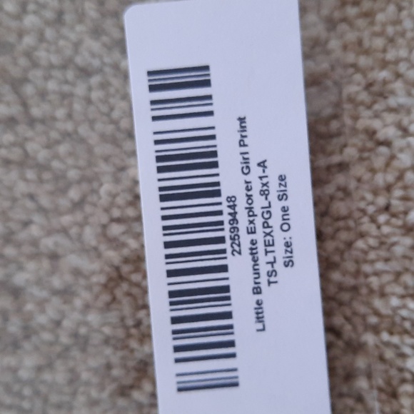 NWT.  Etsy Kit Chase 2014 Girl Animals in Boat Print - Picture 5 of 6